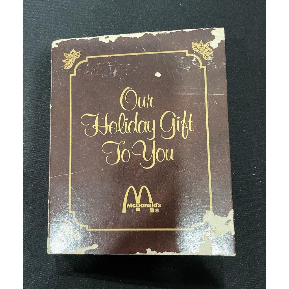 Vintage‎ 1978 McDonalds Christmas Ornament in Original Box. "Christmas Trio"